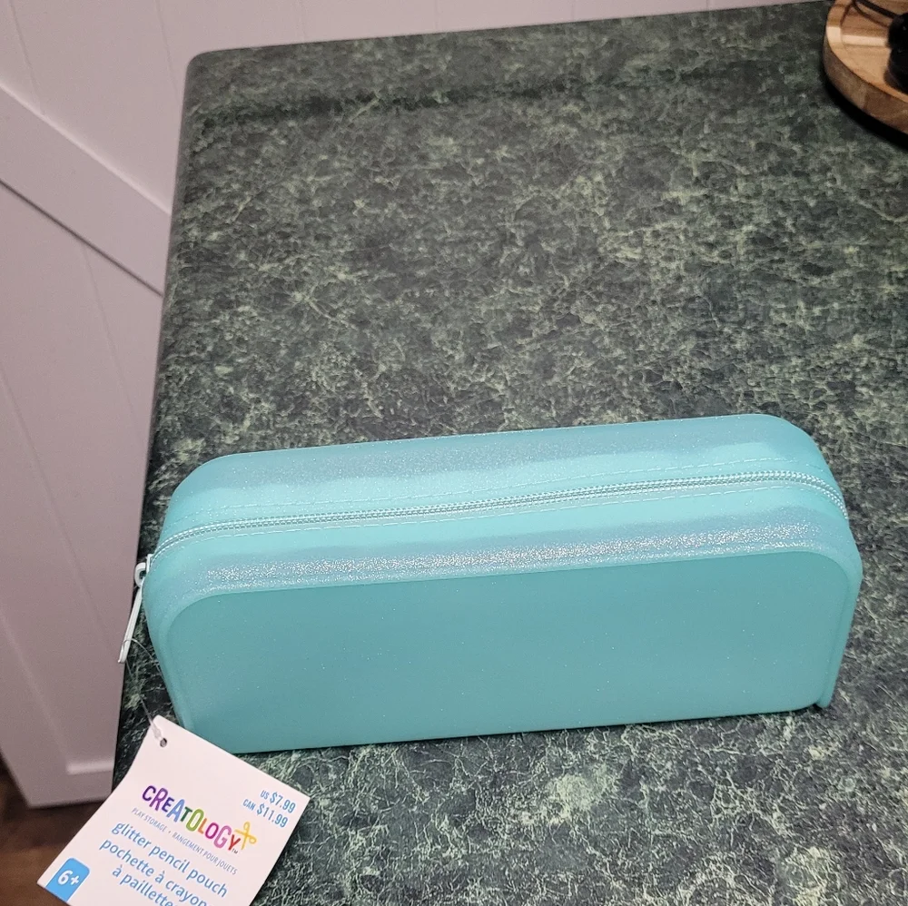 Creatology Blue Pencil Case, Makeup or Crafts